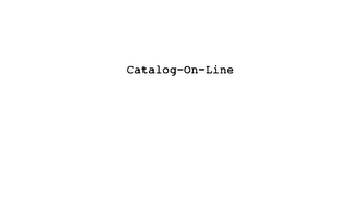 CATALOG-ON-LINE