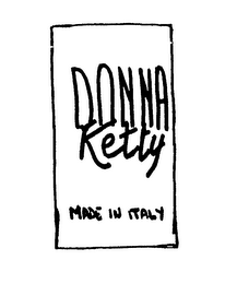 DONNA KETTY MADE IN ITALY