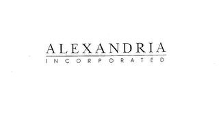 ALEXANDRIA INCORPORATED