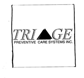 TRIAGE PREVENTIVE CARE SYSTEMS INC.