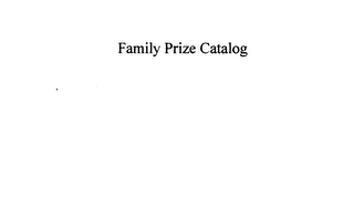 FAMILY PRIZE CATALOG