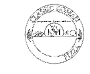 CLASSIC ROMAN PIZZA NEW DISTRIBUTED EXCLUSIVELY BY HEALTHY ROMAN FOODS, INC. REAL