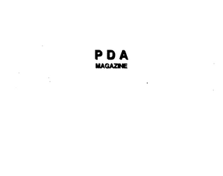 PDA MAGAZINE