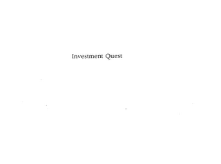 INVESTMENT QUEST