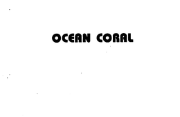 OCEAN CORAL
