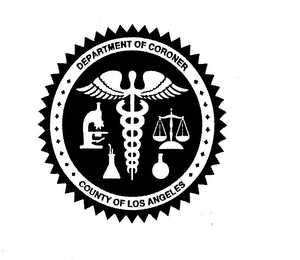 DEPARTMENT OF CORONER COUNTY OF LOS ANGELES