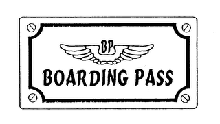 BOARDING PASS BP