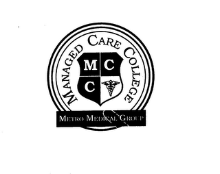 MCC MANAGED CARE COLLEGE METRO MEDICAL GROUP