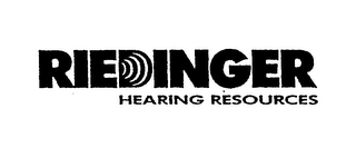 RIEDINGER HEARING RESOURCES