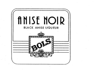 ANISE NOIR BLACK ANISE LIQUEUR BOLS ANNO 1575