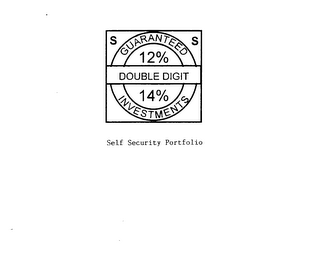 SS GUARANTEED 12% DOUBLE DIGIT 14% INVESTMENTS SELF SECURITY PORTFOLIO