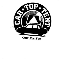 CAR TOP TENT OUT ON TOP