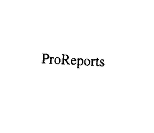 PROREPORTS