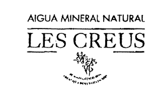 AIGUA MINERAL NATURAL LES CREUS DE MINERALIZACION DEBIL INDICADA PARA DIETAS POBRES EN SODIO