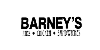 BARNEY'S RIBS - CHICKEN SANDWICHES