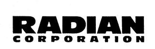 RADIAN CORPORATION