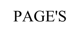 PAGE'S
