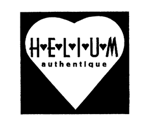 H E L I U M AUTHENTIQUE