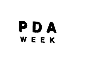 PDA WEEK