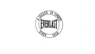 EVERLAST A LEGEND IN SPORT SINCE 1910