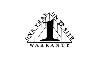 1 ONE YEAR ON SITE WARRANTY