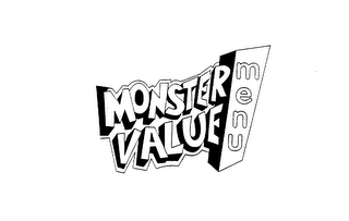 MONSTER VALUE MENU