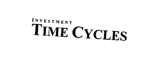 INVESTMENT TIME CYCLES