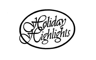 HOLIDAY HIGHLIGHTS