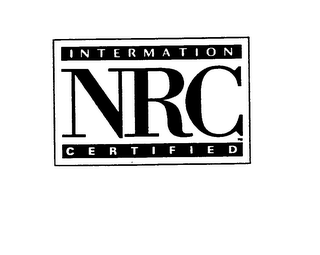 INTERMATION CERTIFIED NRC