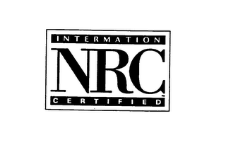 NRC INTERMATION CERTIFIED