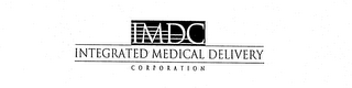 IMDC INTEGRATED MEDICAL DELIVERY CORPORATION