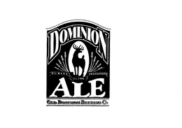 DOMINION ALE OLD DOMINION BREWING CO PURITY FRESHNESS EST. 1989