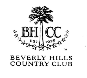 BHCC EST. 1926 BEVERLY HILLS COUNTRY CLUB