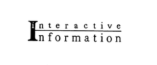 INTERACTIVE INFORMATION