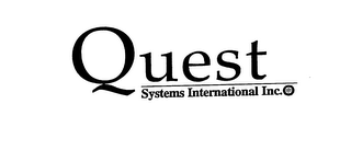 QUEST SYSTEMS INTERNATIONAL INC.