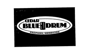 CEDAR BLUE DRUM PROPANIL HERBICIDE