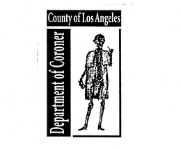 COUNTY OF LOS ANGELES DEPARTMENT OF CORONER