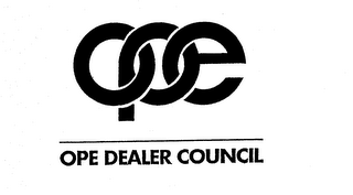 OPE OPE DEALER COUNCIL