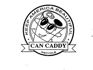 KEEP AMERICA BEAUTIFUL CAN CADDY RECYCLE