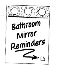 BATHROOM MIRROR REMINDERS