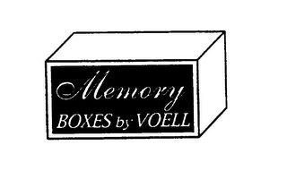 MEMORY BOXES BY VOELL