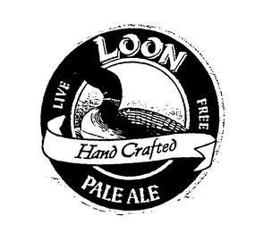 LOON HAND CRAFTED PALE ALE LIVE FREE