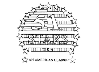 51 STARS U.S.A. AN AMERICAN CLASSIC