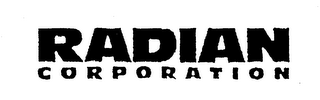 RADIAN CORPORATION