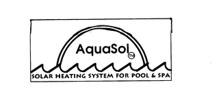 AQUASOL SOLAR HEATING SYSTEM FOR POOL & SPA