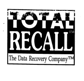 TOTAL RECALL THE DATA RECOVERY COMPANY
