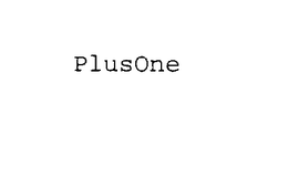 PLUSONE