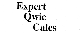 EXPERT QWIC CALCS