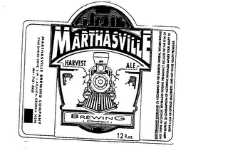 HARVEST ALE MARTHASVILLE BREWING COMPANY ATLANTA GEORGIA