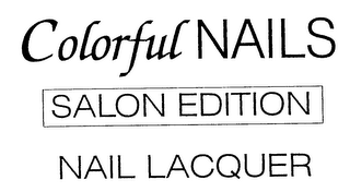 COLORFUL NAILS SALON EDITION NAIL LACQUER